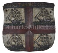 Lot 93 - AN EARLY 19TH-CENTURY TRINITY HOUSE CARVED...