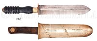 Lot 112 - AN ADMIRALTY-PATTERN DIVER'S KNIFE BY SIEBE...