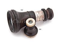 Lot 194 - Ø  AN ENGLISH 1IN. MINIATURE MONOCULAR, CIRCA...