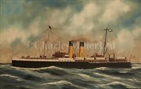 Lot 21 - ALFRED J. JANSEN (DUTCH, 1859-1935) The Cargo...