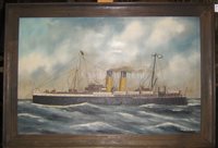 Lot 21 - ALFRED J. JANSEN (DUTCH, 1859-1935) The Cargo...
