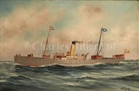 Lot 22 - ALFRED J. JANSEN (DUTCH, 1859-1935) Passenger...