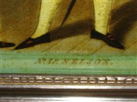 Lot 53 - AN EARLY 19TH-CENTURY REVERSE GLASS PICTURE...