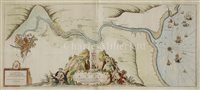 Lot 69 - CAPT. GREENVILE COLLINS: 'THE RIVER AVON FROM THE SEVERN TO THE CITTY OF BRISTOLL..', CIRCA 1700