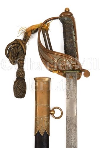 Lot 77 - AN EARLY 20TH-CENTURY ROYAL NAVAL...