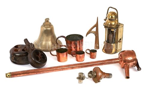 Lot 87 - A SHIP'S BELL FROM THE PATROL SHIP P63...