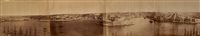Lot 93 - A 19TH-CENTURY PHOTO PANORAMA OF THE GRAND HARBOUR AT VALETTA, MALTA