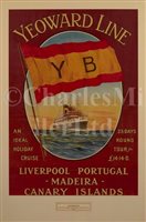 Lot 140 - A YEOWARD LINE POSTER, CIRCA 1913<br/>depicting a...