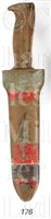 Lot 176 - A BRASS AND STEEL DIVER'S KNIFE BY C.E. HEINKE...
