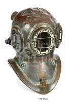 Lot 178 - A RARE TWO-BOLT COPPER AND BRASS DIVING...