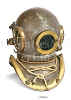 Lot 179 - A SIX-BOLT ADMIRALTY-PATTERN DIVING HELMET BY...