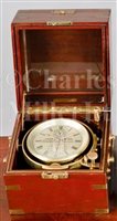 Lot 205 - A TWO-DAY MARINE CHRONOMETER BY JOHN BLISS &...