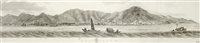 Lot 23 - AFTER LT L.G. HEATH, R.N.<br/>Three panoramic...