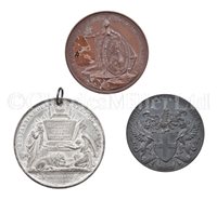 Lot 52 - Alexander Davison's medal for the Battle of...