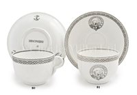 Lot 80 - BRITISH ARCTIC EXPEDITION, 1875-76: A COPELAND CUP AND SAUCER
