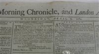Lot 82 - THE FIRST FLEET<br/>a pair of papers relating to...