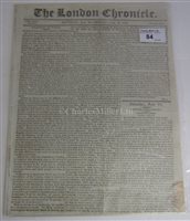 Lot 84 - THE CAPTURE OF THE CHESAPEAKE...