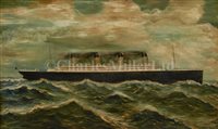Lot 125 - R. ANGELL (BRITISH 20TH-CENTURY)<br/>R.M.S....