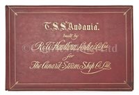 Lot 129 - A PRESENTATION ALBUM COMMEMORATING THE LAUNCH...