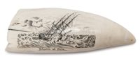 Lot 148 - Ø A FINE 19TH-CENTURY SCRIMSHAW-DECORATED...