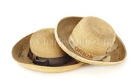 Lot 205 - TWO 19TH-CENTURY CHILDREN'S STRAW SAILOR...