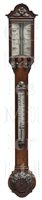 Lot 276 - A 19TH-CENTURY WEATHER STATION BAROMETER