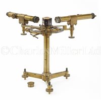 Lot 296 - A LATE 19TH-CENTURY LACQUERED-BRASS...