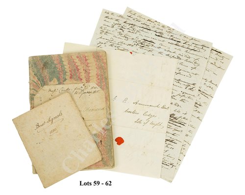 Lot 60 - BOAT SIGNALS, 1820
