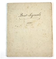 Lot 60 - BOAT SIGNALS, 1820