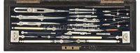 Lot 319 - Ø A LATE 19TH-CENTURY DRAWING SET<br/>unsigned,...