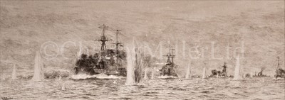Lot 24 - H.E. FRECKER, 20TH CENTURY<br/>The Battle of...