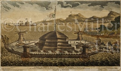 Lot 48 - 'A VIEW OF THE FRENCH RAFT AS SEEN AFLOAT AT...