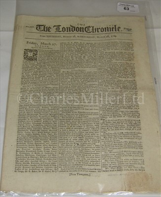 Lot 63 - THE FIRST FLEET <br/>Early yesterday morning,...