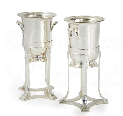 Lot 112 - R.M.S. QUEEN MARY: A RARE PAIR OF CHAMPAGNE...