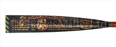 Lot 125 - A CAMBRIDGE UNIVERSITY ROWING SCULL, 1923<br/>the...
