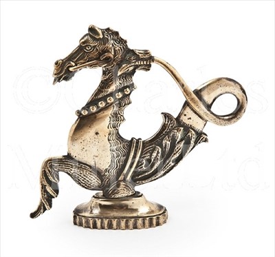 Lot 137 - A RARE VENETIAN DECORATIVE BRASS CASTING FROM...