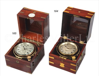 Lot 164 - AN 8-DAY MARINE CHRONOMETER BY BARRAUD'S,...