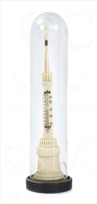 Lot 179 - A 19TH-CENTURY TURNED-IVORY...