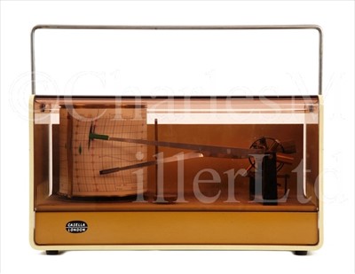 Lot 180 - A MODERN THERMO-BAROGRAPH BY CASELLA,...