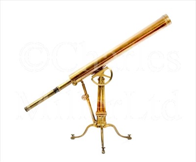 Lot 191 - AN 18TH-CENTURY 2¼IN. REFRACTING TABLE...