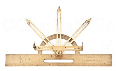 Lot 222 - AN UNUSUAL AND RARE COURSE INDICATOR BY J.R....