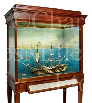 Lot 258 - A REMARKABLE 1:96 SCALE MODEL DIORAMA OF THE...
