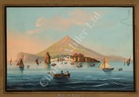 Lot 28 - NEAPOLITAN SCHOOL, 19TH CENTURY: Isola and Ischia
