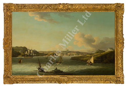 Lot 19 - JOHN THOMAS SERRES (ENGLISH, 1759-1825) - The Entrance to Plymouth Sound