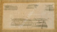 Lot 23 - ENGLISH SCHOOL, MID-19TH CENTURY - Studies of H.M.S. Spartiate