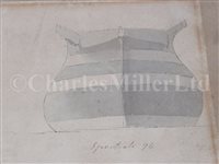 Lot 23 - ENGLISH SCHOOL, MID-19TH CENTURY - Studies of H.M.S. Spartiate