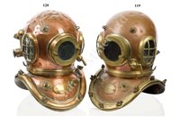 Lot 120 - A SIX-BOLT ADMIRALTY PATTERN DIVING HELMET BY SIEBE GORMAN & CO. LTD, NO. 12894 (MATCHING), CIRCA 1935