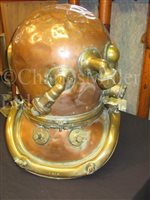 Lot 120 - A SIX-BOLT ADMIRALTY PATTERN DIVING HELMET BY SIEBE GORMAN & CO. LTD, NO. 12894 (MATCHING), CIRCA 1935