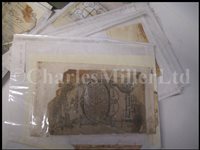 Lot 124 - A QUANTITY OF EPHEMERA RECOVERED FROM THE WRECK OF R.M.S. 'MEDINA', LOST 1917