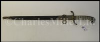 Lot 33 - A VICTORIAN NAVAL OFFICER'S DIRK BY GIEVE & SON, PORTSMOUTH